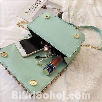 Embroidery Flower Handbag